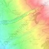 Cercado el Pino topographic map, elevation, terrain