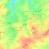 Les Brandes de Six Ailes topographic map, elevation, terrain