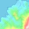 Gros Morne topographic map, elevation, terrain