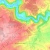 Leofels topographic map, elevation, terrain