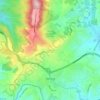 Crafers topographic map, elevation, terrain
