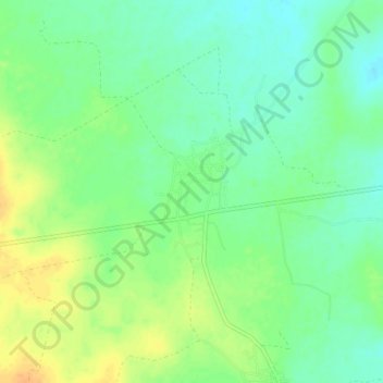 Ban Prasat topographic map, elevation, terrain