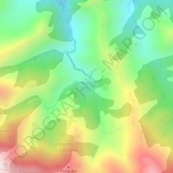 El Bayu topographic map, elevation, terrain