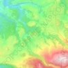 Jbal El Botm topographic map, elevation, terrain
