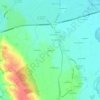 Les Joncs topographic map, elevation, terrain