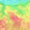 Guarderon topographic map, elevation, terrain