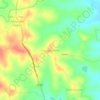 Kodagu Kaloni topographic map, elevation, terrain