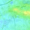 De Zandkobbe topographic map, elevation, terrain