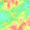 Darlington Corners topographic map, elevation, terrain