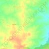 Singhpur topographic map, elevation, terrain