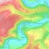 Buchenau topographic map, elevation, terrain