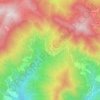 Pontito topographic map, elevation, terrain