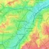 Molenbeek-Saint-Jean - Sint-Jans-Molenbeek topographic map, elevation, terrain