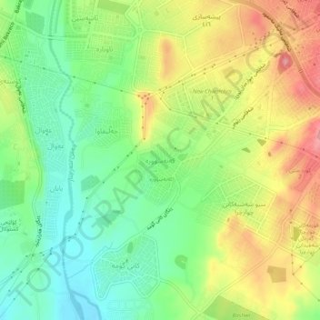 Kanasuwra topographic map, elevation, terrain