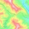 Portete topographic map, elevation, terrain