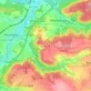 Kleinweingarten topographic map, elevation, terrain