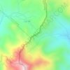 Sonora Pass topographic map, elevation, terrain