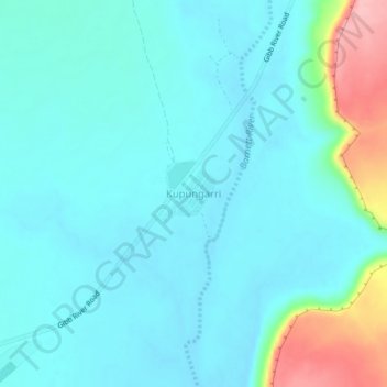 Kupungarri topographic map, elevation, terrain