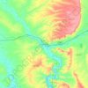 Green River topographic map, elevation, terrain