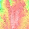 Guna topographic map, elevation, terrain