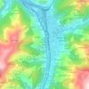 El Discu topographic map, elevation, terrain