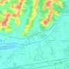 Bassa topographic map, elevation, terrain