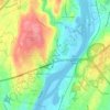 Oronoque topographic map, elevation, terrain