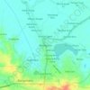 Martapura topographic map, elevation, terrain