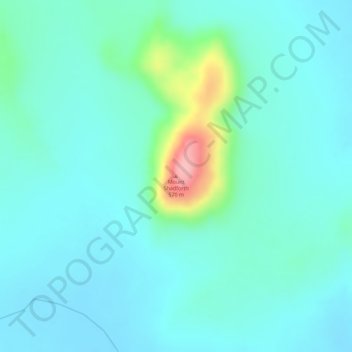 Mount Shadforth topographic map, elevation, terrain