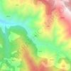 san topographic map, elevation, terrain