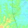 Rawang Kao Barat topographic map, elevation, terrain