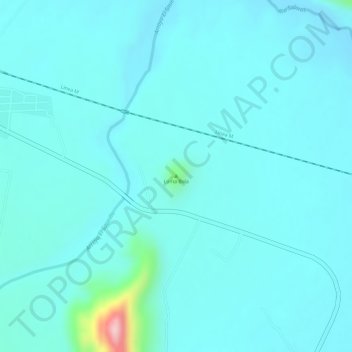 Loma Bola topographic map, elevation, terrain