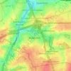 Hoog-Kraainem topographic map, elevation, terrain