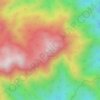 Mount Baldy topographic map, elevation, terrain