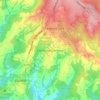 Chelwood Common topographic map, elevation, terrain