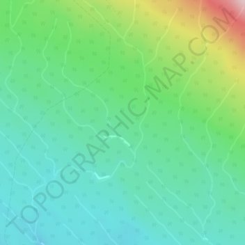 Omineca Mountains topographic map, elevation, terrain