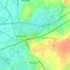Caugé topographic map, elevation, terrain