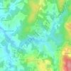 Bellevue topographic map, elevation, terrain