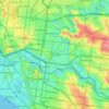 Richmond topographic map, elevation, terrain