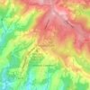 Chelwood Gate topographic map, elevation, terrain