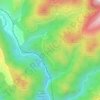 Euira topographic map, elevation, terrain