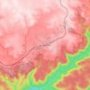 Bundanoon topographic map, elevation, terrain