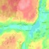 Cieszenie topographic map, elevation, terrain