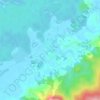Cacao topographic map, elevation, terrain