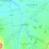 Wormington topographic map, elevation, terrain