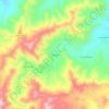 La Hoya topographic map, elevation, terrain