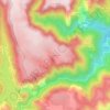 Le Mont topographic map, elevation, terrain