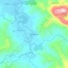 Pindugangan topographic map, elevation, terrain