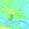 Baumstown topographic map, elevation, terrain