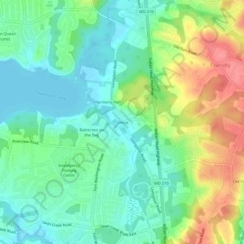 Silesia topographic map, elevation, terrain